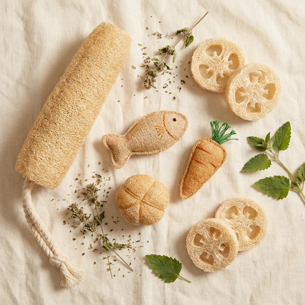 flat-lay-loofah-collection